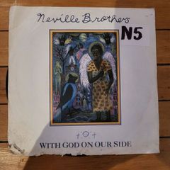 The Neville Brothers, With God on Our Side, 7 inch single