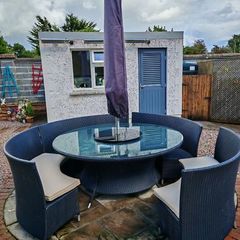 Outdoor garden table set