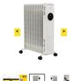 Two Zansussi Oil Filled Radiatorsr With 11 Fins for sale 90 Euro Each Image 2