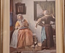 Painting by Gabriel Metsu on canvas