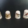 Collection of Bone China Bird Themed Thimbles Image 4