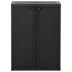 Garden Storage Cabinet Black