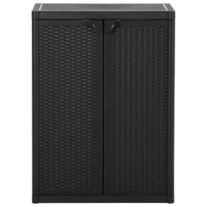 Garden Storage Cabinet Black