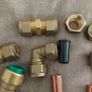 random brass pipe connector set. Diesel tank plumber heating House clearance sale unwanted stuff gift car boot sale Xmas Image 4