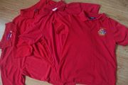 School Red Polo Red Shirt  Age 11-15