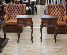 Pair of Sheesham Wood Bedside Tables