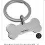 Dog Bone Collar Tag Keyring 925 Sterling Silver English Hallmarks Ari D Norman Image 5