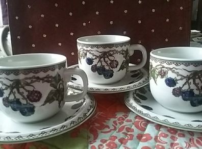 Goebel Tea Cups & Saucers