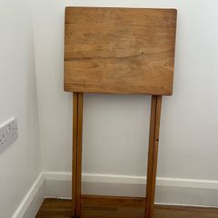 Folding wooden table