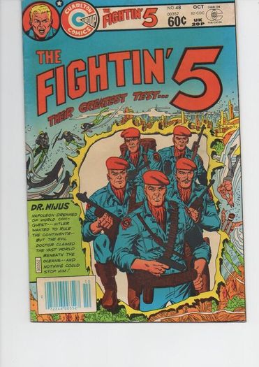 Fightin Five #48 1982 Charlton Bronze Age Comic