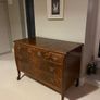 Antique American Tiger Oak Dresser with Bevelled Mirror c.1900/1915 Image 5