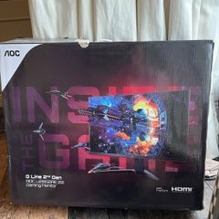 AOC 28 inch gaming monitor in box