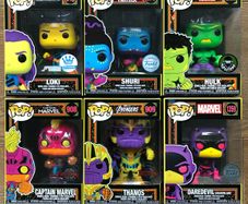 Funko Marvel Blacklight Pops! (Various Prices)