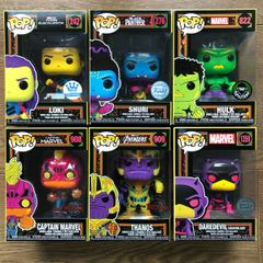 Funko Marvel Blacklight Pops! (Various Prices)