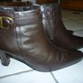Brown ankle boots Leather Wallis Size Uk 6 Eu 39 Great Used Condition Image 2