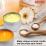 Candle Making Kit, Shuttle Art 3 LB (1.36kg) Wax Melt Making Kit, Complete Candle Making Kits for Adults with Soy Wax, 6 Fragrance Oil, 6 Colours Candle Dye, Candle Wicks, Tins, Melting Pot and More  (FREE POSTAGE) Image 4