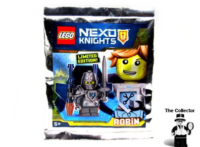 LEGO Nexo Knights Robin Minifigure Foil Pack Polybag Limited Edition Brand New Sealed