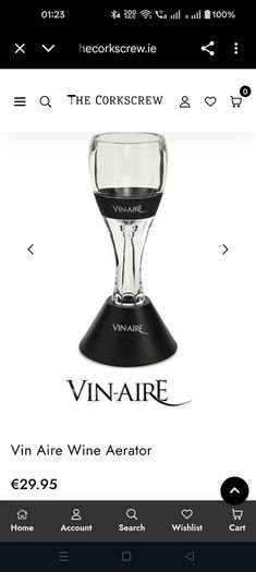 Vin Aire Wine Aerator