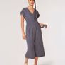 BNWT Apricot Egg Print Utility Culotte Jumpsuit Image 5