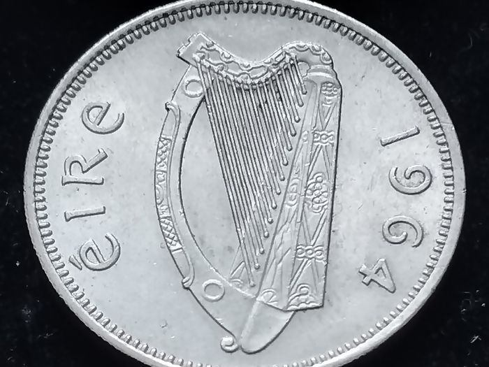 #741 - Ireland - 1964 - Shilling - EF - KM.14a