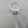 Costume Purple Stone Ring. Image 2
