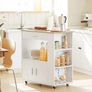 kitchen trolley Multifunctional Sideboard Wheeled Kitchen Trolley Image 4