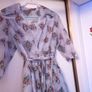 Early 1950s Vintage Dress Sheer Print Image 7