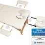 Mobile Massage Table 3 Zones Height-Adjustable Including High-Quality Headrest and Bag Various Colours Image 3
