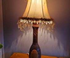 vintage wooden lamp