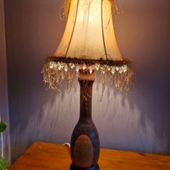 vintage wooden lamp