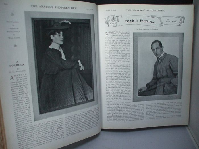 SALE!  THE AMATEUR PHOTOGRAPHER - 1903 - The Popular Illustrated Journal for All Photographers - Volume XXXVIII - July to December 1903