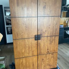 solid wood wardrobe
