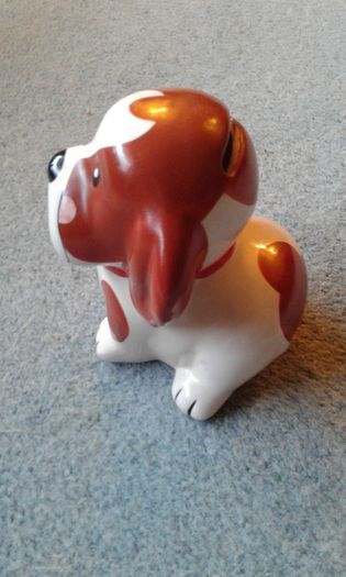 Vintage Dog/Puppy Ceramic Moneybox
