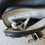 Tiba and Marl x Selfridges Elwood backpack bag and buggy clips  - black leather gold hardware Image 4