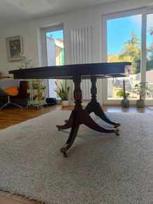 Mahogany Pedestal Dining Table
