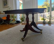 Mahogany Pedestal Dining Table