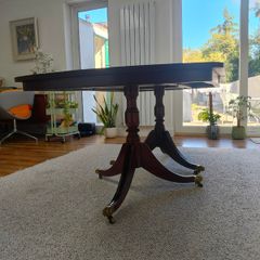 Mahogany Pedestal Dining Table