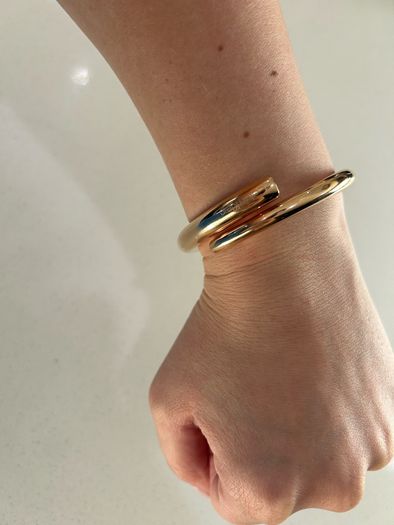 Calvin Klein rose gold bangle