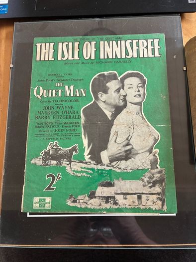 The Quiet Man "Music Sheet and Original Shortt Story