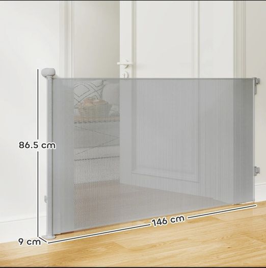 retractable dog gate