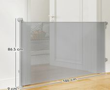 retractable dog gate