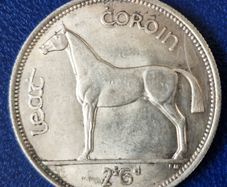 Ireland 1940 Half Crown Silver Coin
