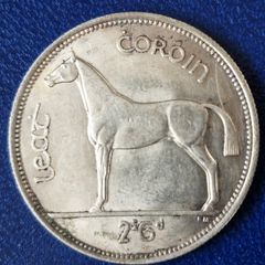Ireland 1940 Half Crown Silver Coin
