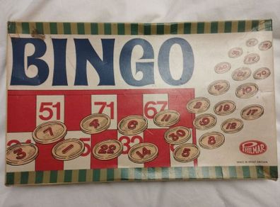 Vintage Bingo Board Game By Philmar