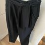Black Paperbag Trousers Image 2