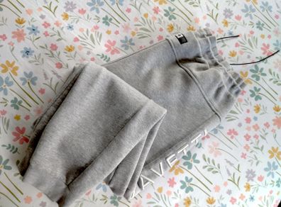 Mens Zavetti Canada Grey Cotton Joggers Large