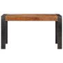 Dining Table 140x70x76 cm Solid Rough Mango Wood Image 2