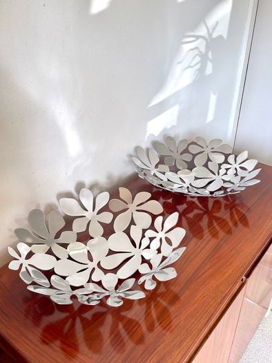 Pair of Vintage Ikea Stockholm Stainless Steel Bowls