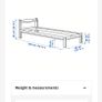 Beautiful IKEA bed frame like new Image 4