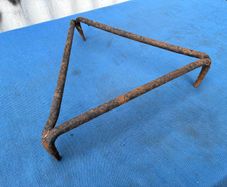 Antique Heavy duty cast iron cooking tripod